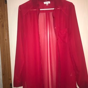 Red Olsenboye Blouse